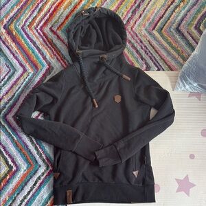 Naketano cowl neck pullover hoodie